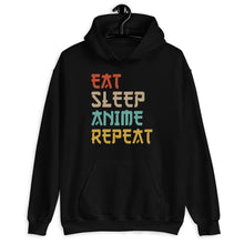 Load image into Gallery viewer, Eat Sleep Anime Repeat Shirt, Cool Anime Shirt, Gift for Anime Lover, Anime Fan Gift, Anime Otaku Shirt
