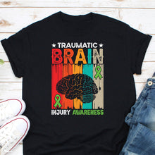 Load image into Gallery viewer, Vintage Traumatic Brain Injury Awareness Shirt, Brain Surgery Shirt, TBI Awareness Shirt, Brain Cancer Shirt
