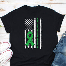 Load image into Gallery viewer, USA Flag Donate Life Shirt, Liver Donor Shirt, Liver Transplant Shirt, Liver Cancer Shirt, Liver Surgery Shirt
