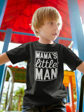 Load image into Gallery viewer, Mama&#39;s Little Man Shirt, Mama And Me Shirt, Toddler Shirt, Mama Boy Shirt, Little Boy Shirt
