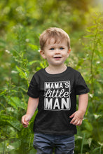 Load image into Gallery viewer, Mama&#39;s Little Man Shirt, Mama And Me Shirt, Toddler Shirt, Mama Boy Shirt, Little Boy Shirt
