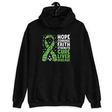 Load image into Gallery viewer, Cure Liver Disease Shirt, Liver Support Squad Shirt, Green Ribbon Shirt, Liver Cancer Warrior
