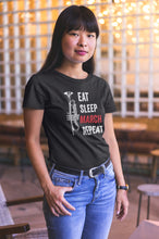 Load image into Gallery viewer, Eat Sleep March Repeat Shirt, Marching Band Gift, It&#39;s Marching Band Season,  Saxophone March Band Shirt
