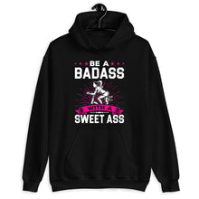 Load image into Gallery viewer, Be A Badass With A Sweet Ass Shirt, Badass Mom, Wife Shirt, Girl Fitness Gifts, Fitness, Exercise
