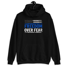 Load image into Gallery viewer, Freedom Over Fear Shirt, American Veteran Shirt, America Shirt, Fourth Of July Shirt, Proud American Tee
