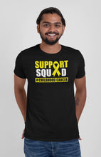 Load image into Gallery viewer, Childhood Cancer Support Squad Shirt, Childhood Cancer Awareness Shirt, Gold Ribbon Shirt
