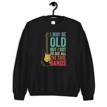 Load image into Gallery viewer, I May Be Old Got To See All The Cool Band Shirt, Rocker Shirt, Music Lover Shirt, Classic Lover Dad
