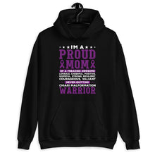 Load image into Gallery viewer, I&#39;m A Proud Mom Chiari Malformation Warrior Shirt, Purple Ribbon Shirt, Chiari Malformation Support
