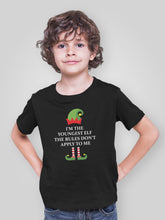 Load image into Gallery viewer, I&#39;m The Youngest Elf The Rules Don&#39;t Apply To Me Shirt, Youngest Christmas Elf Shirt
