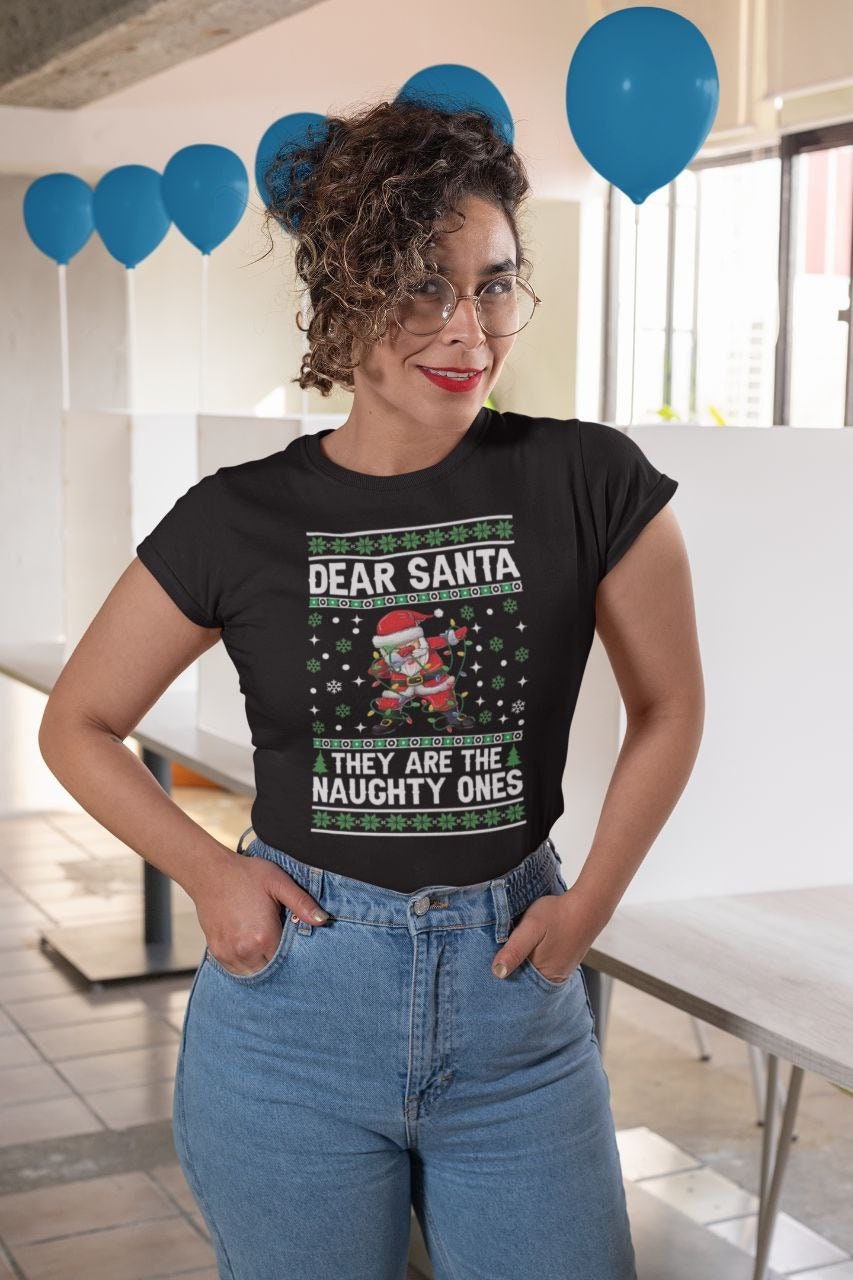 Dear Santa They Are The Naughty Ones Shirt, Christmas Gifts, Brother Sister Christmas Shirt