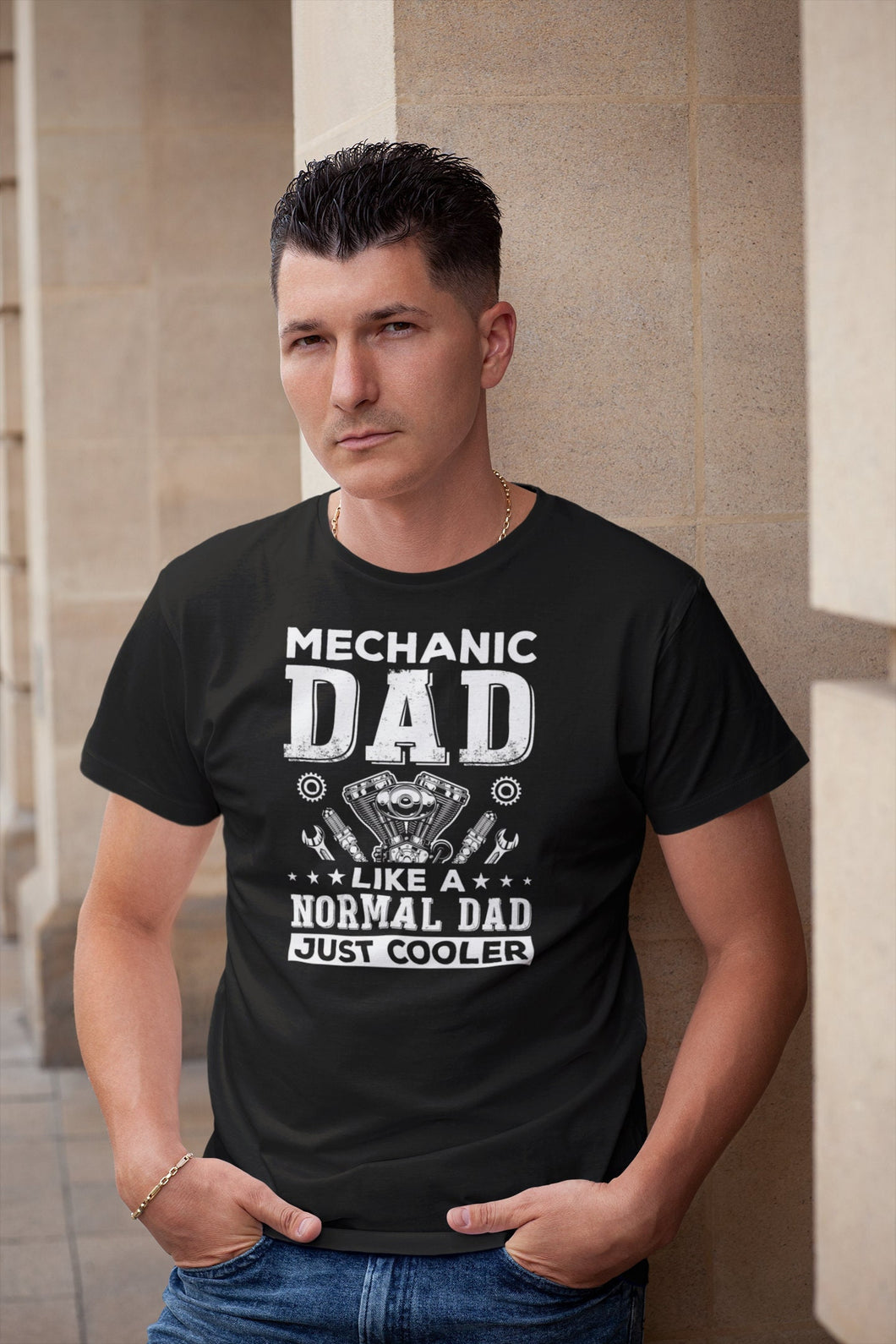 Mechanic Dad Shirt, Mechanic Cooler Dad, Auto Mechanic Dad, My Dad Is Mechanic Shirt