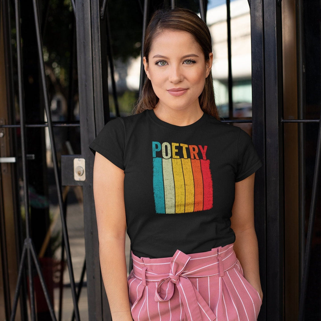 Funny Retro Vintage Poetry Shirt, Poetry Shirt, Poem Writer Shirt, Poet Gift, Poetry Appreciation