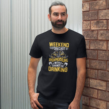 Load image into Gallery viewer, Weekend Forecast Snowmobiling Shirt, Funny Snowmobile Shirt, Snowmobiler Shirt, Snowmobiling Drinking
