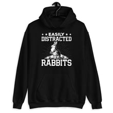 Load image into Gallery viewer, Easily Distracted By Rabbits, Rabbit Owner Shirt, Rabbit Mom Shirt, Rabbit Lover Shirt, Rabbit Pet Shirt
