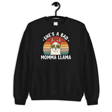 Load image into Gallery viewer, She&#39;s a Bad Momma Llama Shirt, Llama Mom Shirt, Llama Lover Shirt, Mama Llama Shirt, Llama Obsessive
