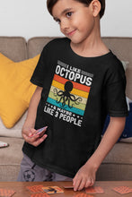 Load image into Gallery viewer, I Like octopus And Maybe Like 3 People Shirt Kids, Octopus Lover Shirt, Octopus Shirt, Retro Octopus
