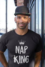 Load image into Gallery viewer, Nap King Unisex Shirt, Napping tee, I Love Naps, Sleeping Shirt, Nap King, Napping Queen
