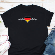 Load image into Gallery viewer, Germany Shirt, Germany Flag Shirt, Germany Gift, Deutschland Shirt, German Pride Shirt, I Love Germany Shirt
