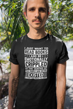 Load image into Gallery viewer, Emotionally Attached To Fictional Character Shirt, Book Lover Shirt, Reading Lover, Novel Lover Shirt
