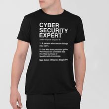 Load image into Gallery viewer, Cyber Security Expert Definition Shirt, Computer Hacking Shirt, Cyber Security Analyst Shirt
