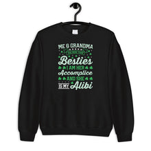 Load image into Gallery viewer, Me And Grandma Are More Than Besties I Am Her Accomplice She Is My Alibi Shirt, St Patrick&#39;s Day Shirt
