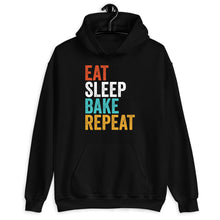 Load image into Gallery viewer, Eat Sleep Bake Repeat Shirt, Funny Cooking Baking Shirt, Baker Shirts, Cake Maker Shirt, Baker Chef Shirt
