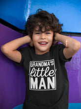 Load image into Gallery viewer, Grandma&#39;s Little Man Shirt, Funny Toddler Shirt, Toddler Birthday Gift, Toddler Gift, Little Man Shirt
