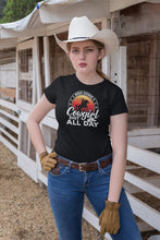 Load image into Gallery viewer, Been Doing Cowgirl Shit All Day Shirt, Vintage Cowgirl Shirt, Country Farmer Shirt, Horsing Tee
