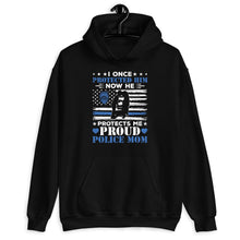 Load image into Gallery viewer, Proud Police Mom Shirt, Police Shirt, Thin Blue Line Shirt, My Favorite Police Officer Shirt
