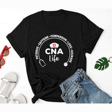 Load image into Gallery viewer, CNA Nurse Life Shirt, Nurse Shirt, Nurse Life Shirt, ER Nurse Tee, Emergency Nurse Shirt, CNA Shirt
