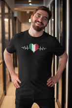 Load image into Gallery viewer, Italia Shirt, Italy Heart Flag Shirt, Italian Flag Shirt, Italian Shirt, Italia Republic Tee
