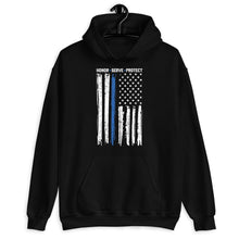 Load image into Gallery viewer, Honor Serve Protect Shirt, Patriot Policeman Shirt, Police Officer Shirt, Police Flag Shirt

