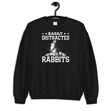 Load image into Gallery viewer, Easily Distracted By Rabbits, Rabbit Owner Shirt, Rabbit Mom Shirt, Rabbit Lover Shirt, Rabbit Pet Shirt
