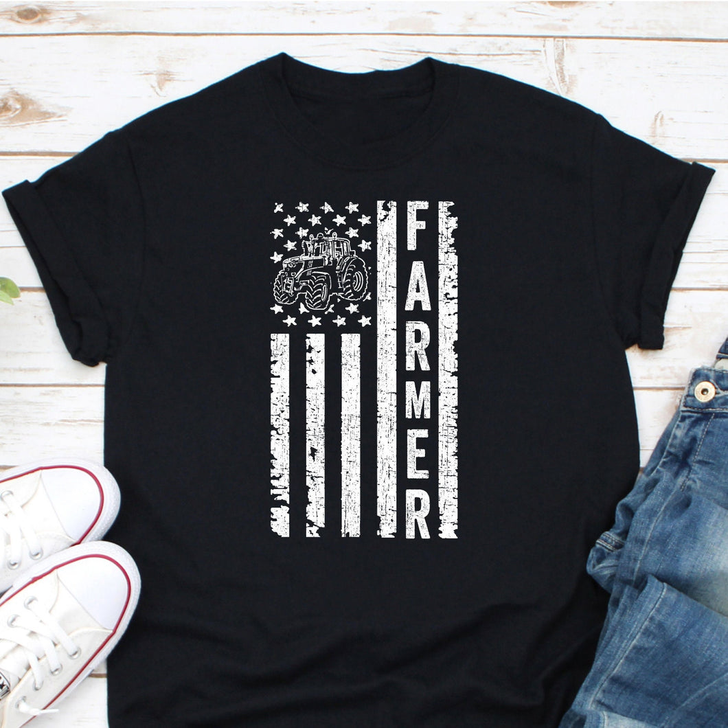 Farmer American Flag Shirt, Farming USA Gift, Farmer American Pride Shirt, Farmer Definition Shirt