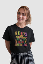 Load image into Gallery viewer, Adios Bitchachos Shirt, Skull Sombrero Calavera Shirt, Cinco De Mayo Shirt, Fiesta Party Shirt
