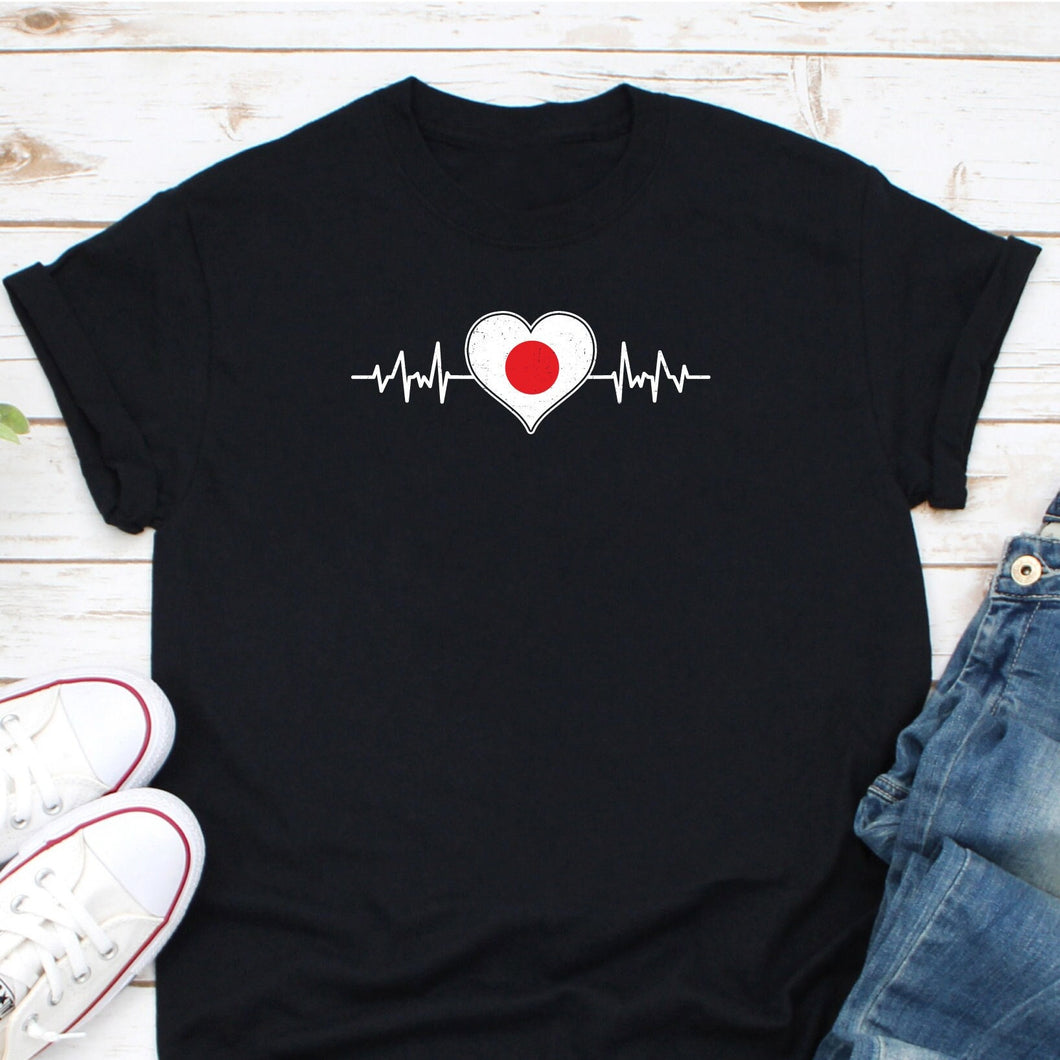 Japan Shirt, Japan Heart Flag Shirt, Japan Gift, Japanese Shirt, Japan Map Shirt, Proud Japanese Shirt