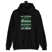 Load image into Gallery viewer, Me And Grandma Are More Than Besties I Am Her Accomplice She Is My Alibi Shirt, St Patrick&#39;s Day Shirt
