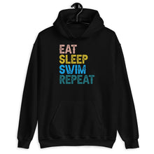 Load image into Gallery viewer, Eat Sleep Swim Repeat Shirt, Swimming Sport Shirt, Swimming Coach Tee, Swimming Move Shirt
