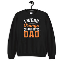 Load image into Gallery viewer, I Wear Orange For my Dad Shirt, Kidney Cancer Dad Shirt, Leukemia Cancer Shirt, Support Leukemia
