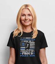 Load image into Gallery viewer, Proud Police Mom Shirt, Police Shirt, Thin Blue Line Shirt, My Favorite Police Officer Shirt
