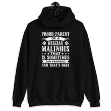 Load image into Gallery viewer, Proud Parent Of A Belgian Shirt, Belgian Malinois Gifts, Belgian Malinois Mom Shirt, Belgian Malinois Dad Shirt
