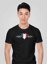 Load image into Gallery viewer, France Heart Flag Shirt, French Republic Shirt, French Shirt, Paris Shirt, I Love Paris, I Love France
