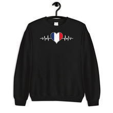 Load image into Gallery viewer, France Heart Flag Shirt, French Republic Shirt, French Shirt, Paris Shirt, I Love Paris, I Love France
