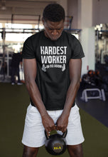 Load image into Gallery viewer, Hardest Worker In The Room Shirt- Powerlifting Shirt- Weightlifting Shirt- Fitness Shirt- Gym Shirt
