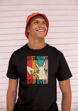 Load image into Gallery viewer, Best Bunny Dad Ever Shirt, Vintage Rabbit Lover Shirt, Pet Rabbit Shirt, Rabbit Gift, Easter Bunny Shirt
