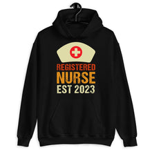 Load image into Gallery viewer, Registered Nurse Est 2023 Shirt, Nurse 2023 Shirt, Nurse Week Shirt, Nurse Life Shirt, Nurse Strong Shirt
