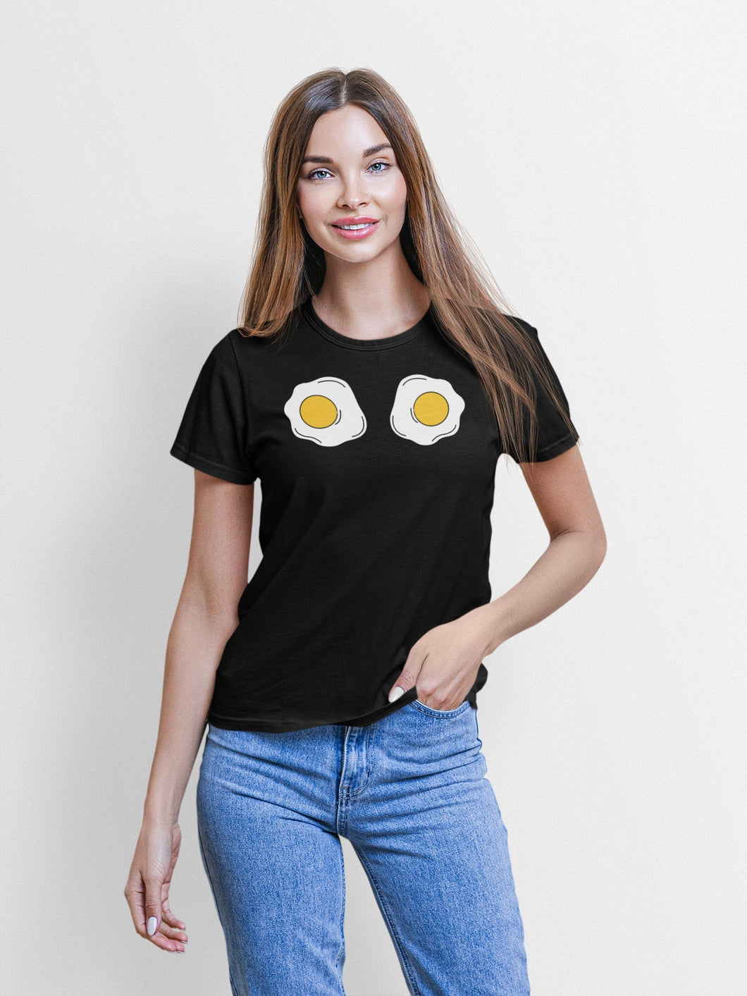 Egg Bra Shirt, Summer Season Shirt, Egg Summer Shirt, Fried Egg Shirt, No Bra Club Shirt