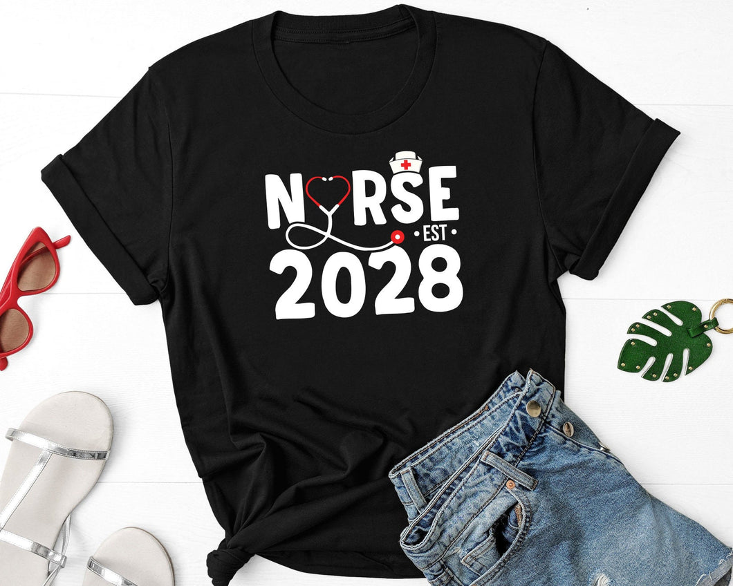 Nurse Est 2028 Shirt, Registered Nurse Shirt, Future Nurse Shirt, Nursing School Shirt, Nurse Week Shirt