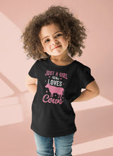 Load image into Gallery viewer, Just A Girl Who Loves Cows Shirt, Cow Heifer Shirt, Cow Lover Shirt, Heifer Lover Shirt
