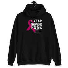 Load image into Gallery viewer, 1 Year Breast Cancer Free Shirt, Breast Cancer Survivor Shirt, Against Cancer Breast Shirt
